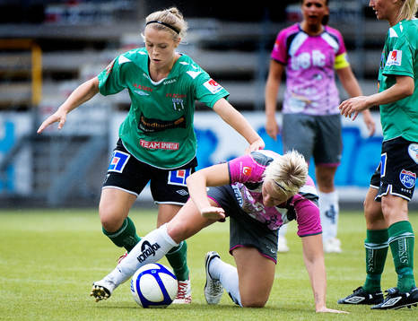  Mimmi Löfwenius, Dalsjöfors, Nilla Fischer, Malmö.