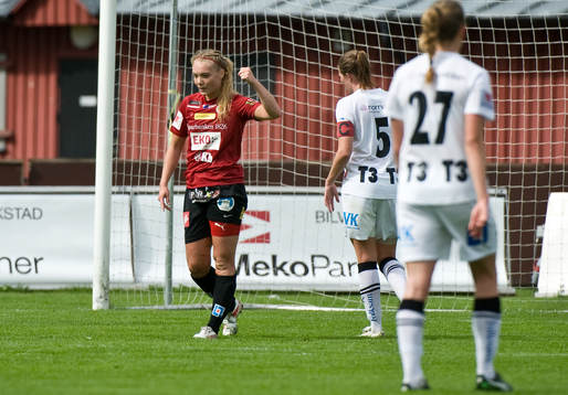   Margret Lara Vidarsdottir, Kristianstad, jubel