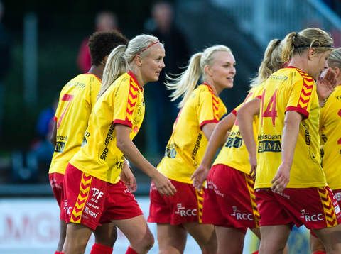  Josefin Öqvist,  Tyresö, jubel efter 2-0.