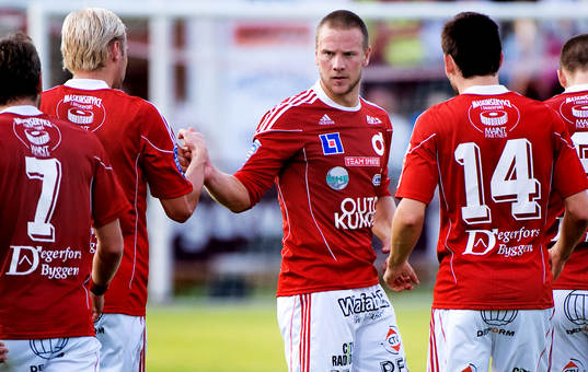 Peter Samuelsson, Degerfors, jubel