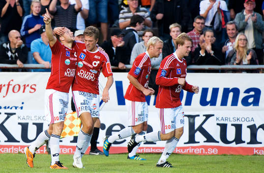 Peter Samuelsson, Degerfors, jubel