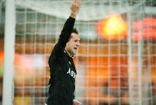  Admir Catovic, AIK jubel efter 2-1