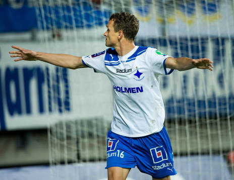  1-2, Sphetim Hasani, Norrköping, jubel.