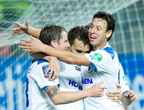  1-2 Sphetim Hasani, Norrköping. Jubel, glädje.