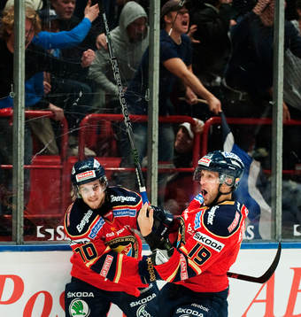 Mario Kempe och Jimmie Ölvestad, Djurgården, jubel