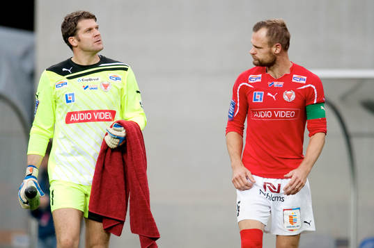 Petter Wastå, målvakt och Tobias Carlsson