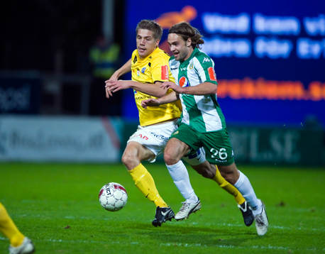 Mikael Boman, Falkenberg och Simon Helg, Hammarby