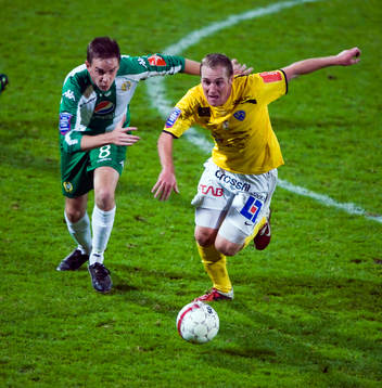  Max Forsberg, Hammarby och Christoffer Carlsson, Falkenberg.