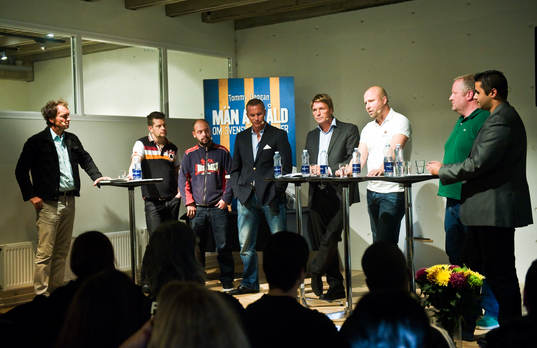  Från vänster: Lennart Ekdahl, Macus Birro, Victor Capel, Patrik 