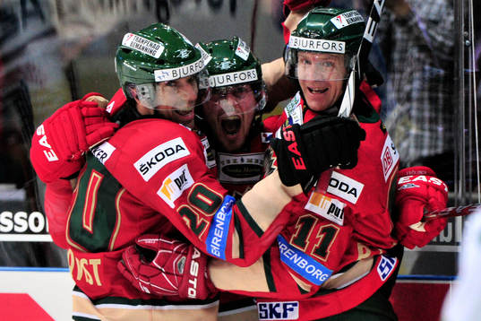 Joel Lundqvist, Toni Koivisto och per-Johan Axelsson,