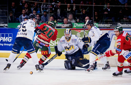 Daniel Larsson, målvakt, Noah Welch, Hv71, Toni Koivisto,