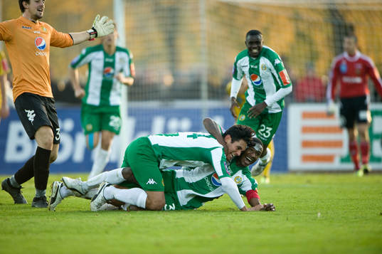  Sebastian Bojassén, Hammarby, jubel