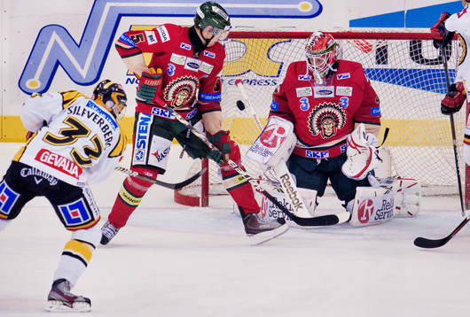 Jakob Silfverberg, Brynäs, Magnus Hellberg, målvakt,