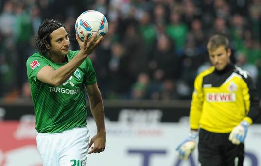  Claudio Pizarro, Bremen (Jubel)