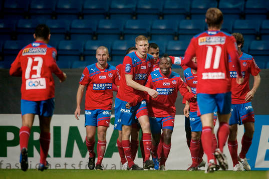 Helsingborg - Kalmar: May Mahlangu, Helsingborg, jubel