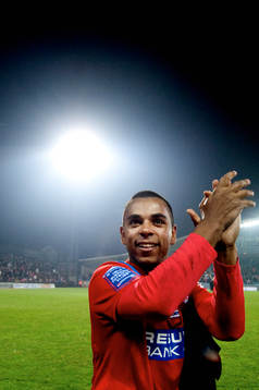 Alvaro Santos, Helsingborg, jubel, firar guldet i Svenska