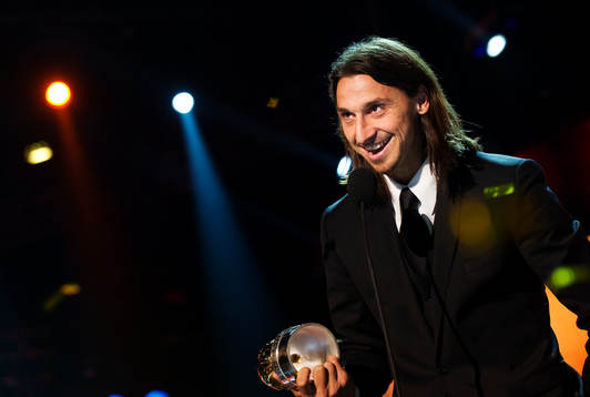 Vinnaren av Guldbollen 2011: Zlatan Ibrahimovic, AC Milan