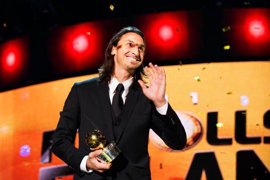 Vinnaren av Guldbollen 2011: Zlatan Ibrahimovic, AC Milan