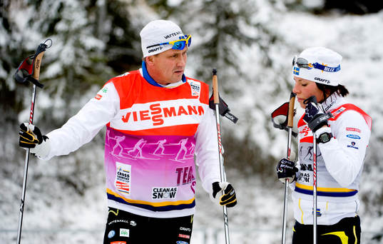 Larry Poromaa, vallare och Charlotte Kalla
