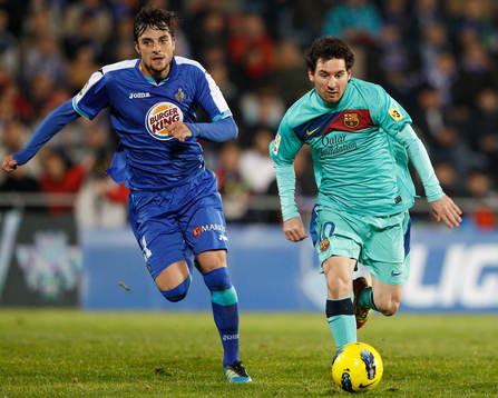  Michel, Getafe och Lionel Messi, Barcelona.