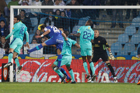  Juan Valera, Getafe gör 1-0.
