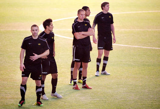  Daniel Forsell, Andres Vasquez, Mattias Östberg, Eddie Hernandez, Andreas Drugge, Häcken.