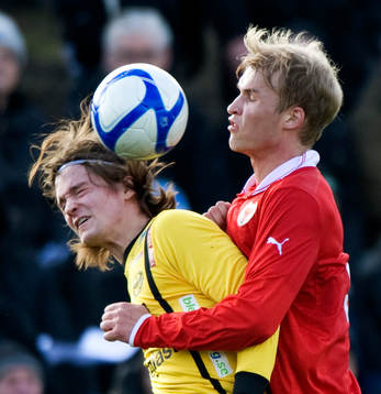 William Leandersson, Mjällby och Sebastian Andersson,