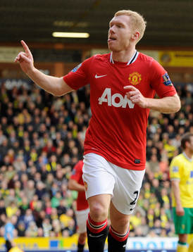  Paul Scholes, Manchester (Jubel)
