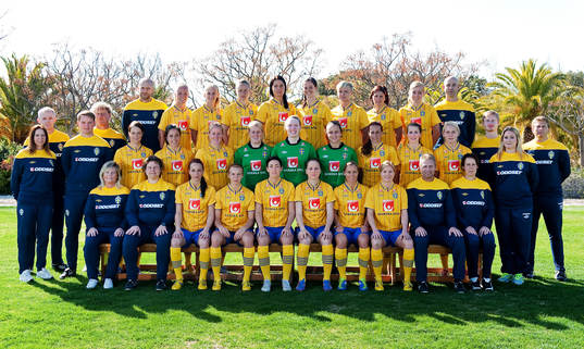 Bakre raden fr.v. Göran Kenttä, idrottpsykolog, Caroline