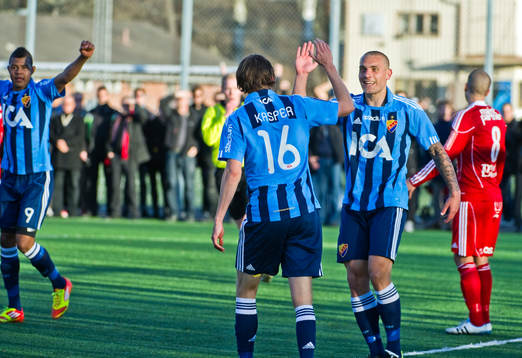  Marc Pedersen och Kasper Hämäläinen, Djurgården (Jubel)
