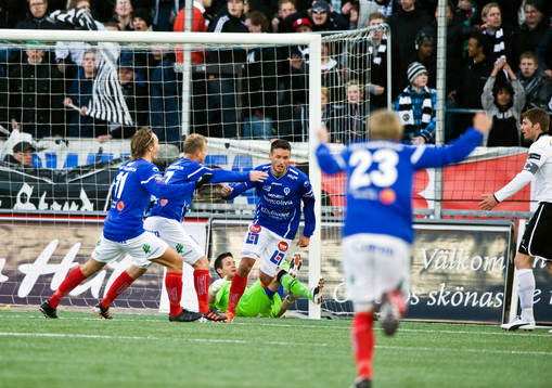  Amir Suljic, Åtvidaberg, jubel efter 0-2.