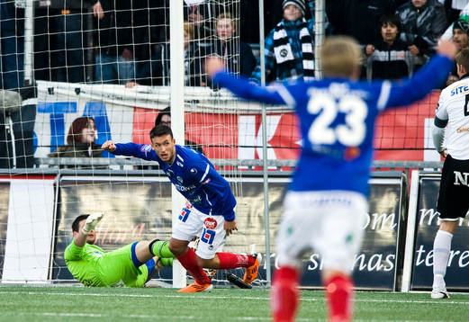  Amir Suljic, Åtvidaberg, jubel efter 0-2.