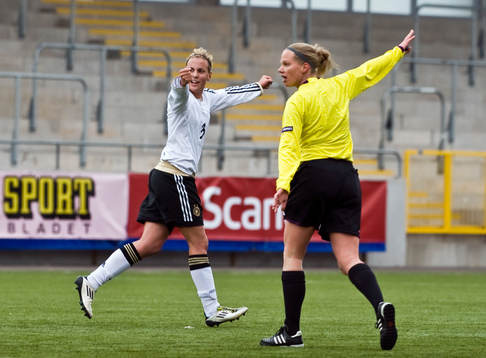  Jennifer Cramer, Tyskland, jubel efter mål.