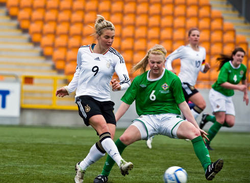  Sandra Starke, Tyskland och Nicole Connolly, Nordirland.