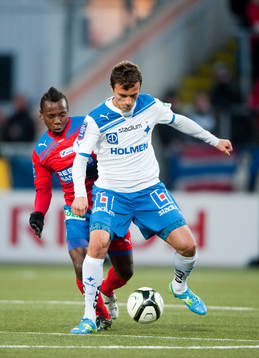 Shpetim Hasani, Norrköping med May Mahlanga, Helsingborg i