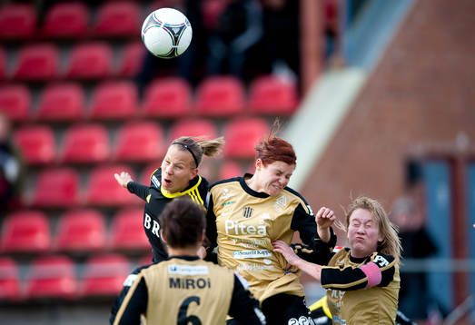 Maija Saari, AIK och Hanna Pettersson, Piteå