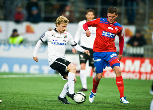  Emil Berger, Örebro och Aldred Finnbogason, Helsingborg.