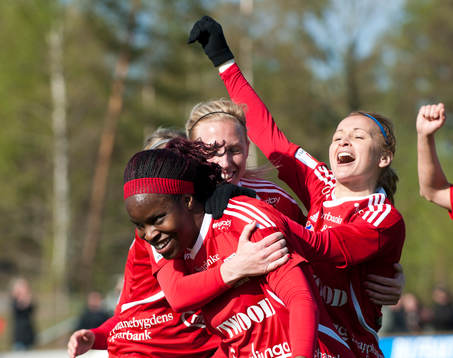   Danesha Adams, Vittsjö, jubel