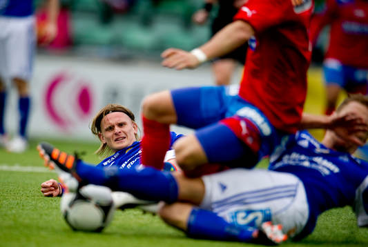  Ari Freyr Skúlason, GIF Sundsvall, och Marcus Danielson, GIF Sundsvall.
