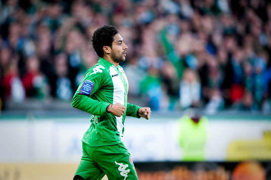  Sebastian Castro-Tello, Hammarby jubel efter kvitteringen 1-1
