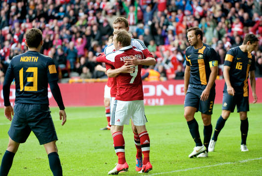  Andreas Bjelland, Danmark. Jubel.