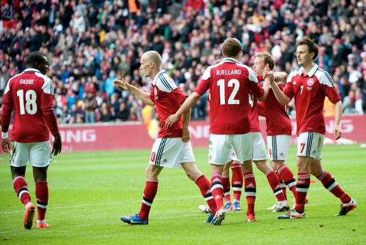  Andreas Bjelland, Danmark. Jubel.