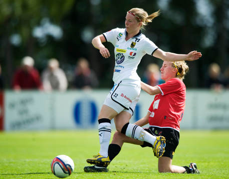   Linda Mohlin, Umeå, och Rebecca Edwards, Kristianstad