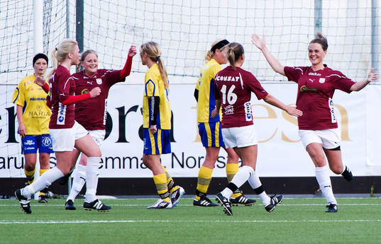  Åsa Holmberg, Qviding, jubel efter 2-0.