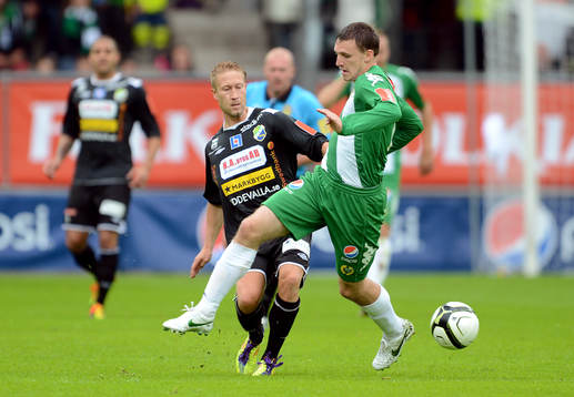  Andreas Ljunggren-Eriksson, Ljungskile och Billy Schuler, Hammarby.