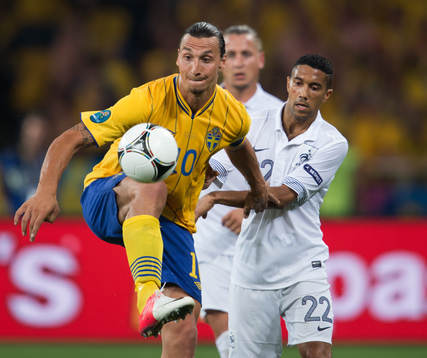 Zlatan Ibrahimovic, Sverige. Gael Clichy, Frankrike