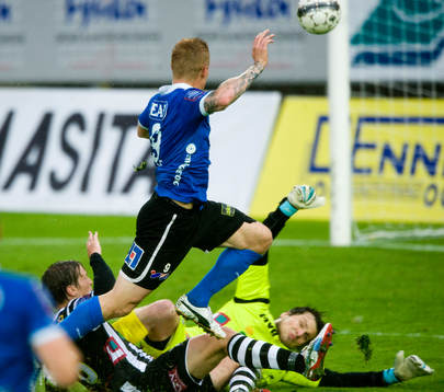 Gudjon Baldvinsson, Halmstad nära överlista Niklas