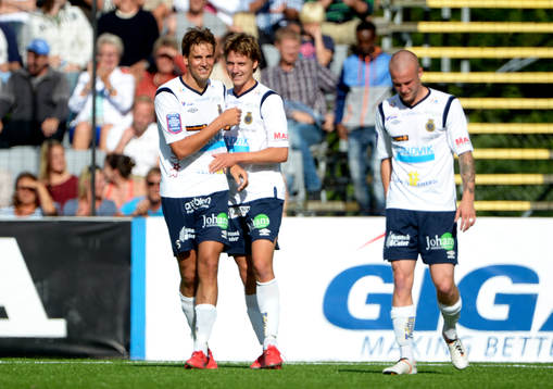  Jubel i Gefle, Mikael Dahlberg och Jakob Orlov.