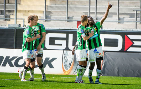  Peter Ijeh, Gais jublar efter 1-1