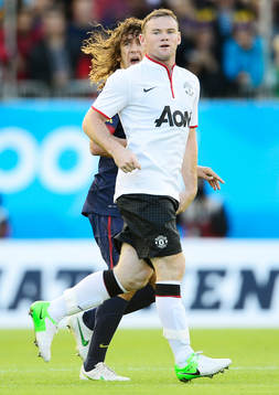 Charles Puyol, Barcelona, Wayne Rooney, Manchester United